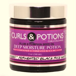 🛍️ CURLS & POTIONS - PLUM & PUMPKIN SEED OIL Deep Moisture Potion 8OZ💥